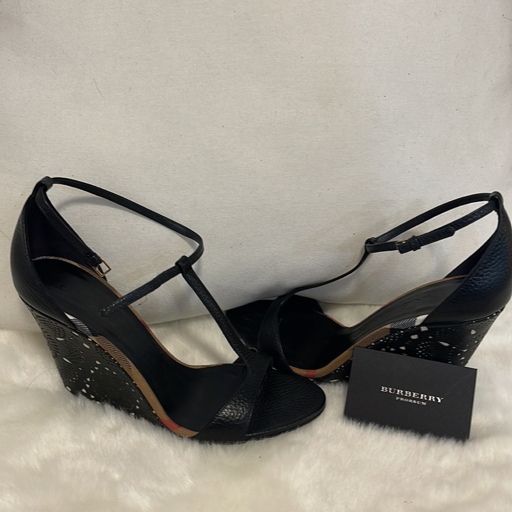 Burberry Wedge Sandal - Picture 6 of 14